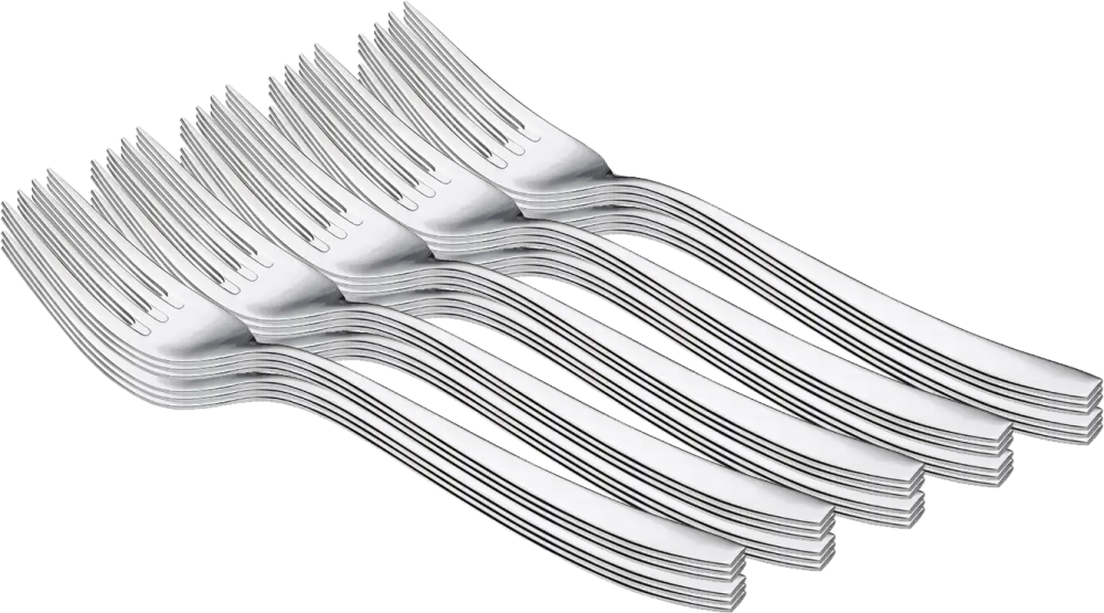 10x Widelec Altom Design Planet, 3 sztuki, srebrny