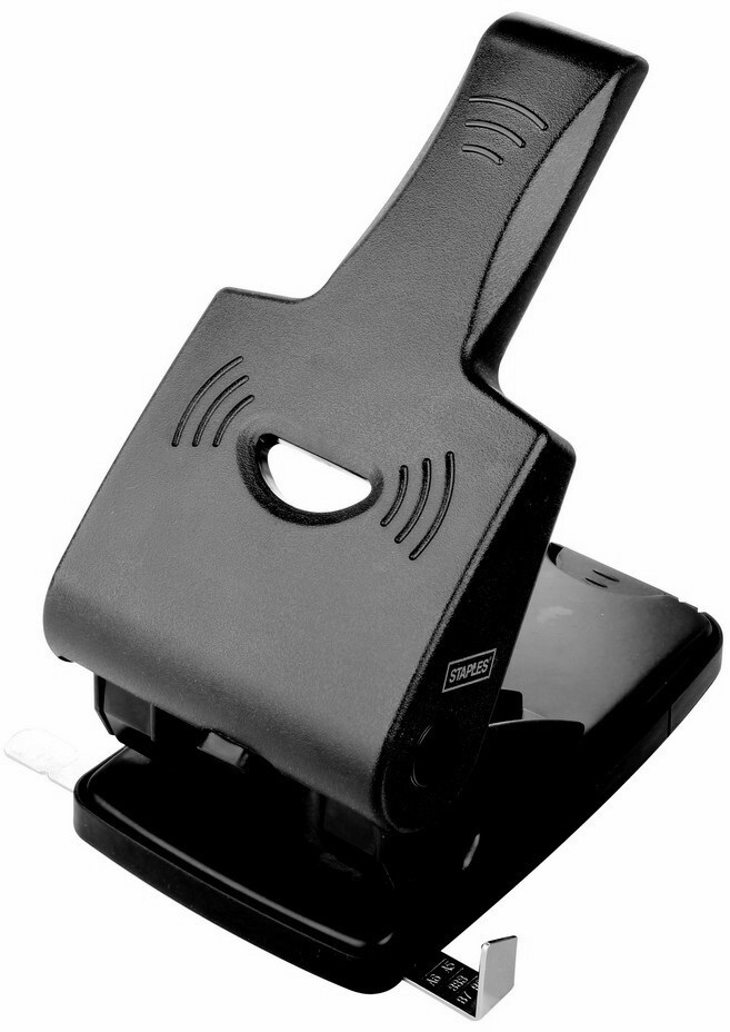 Dziurkacz D.Rect 0415, do 65 kartek, czarny