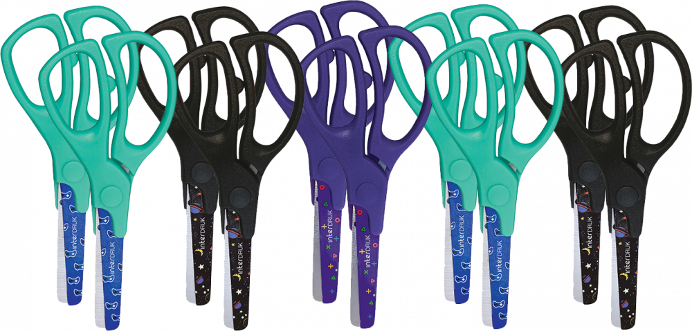 10x Nożyczki Interdruk Game Over, 13cm, mix wzorów