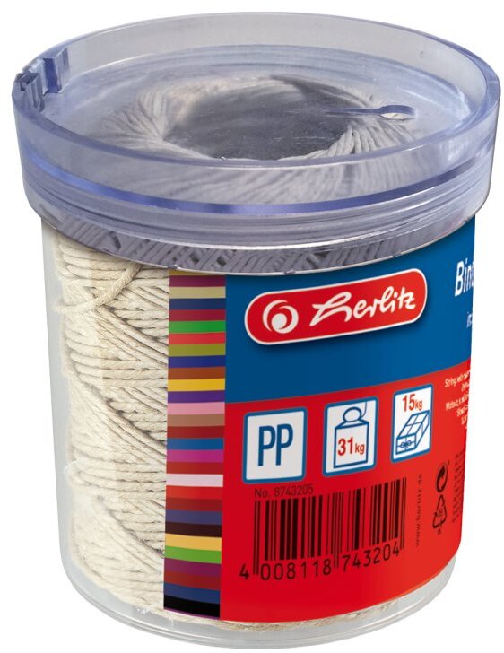 Sznurek z nożykiem Herlitz Pack-O-Mat, 120m