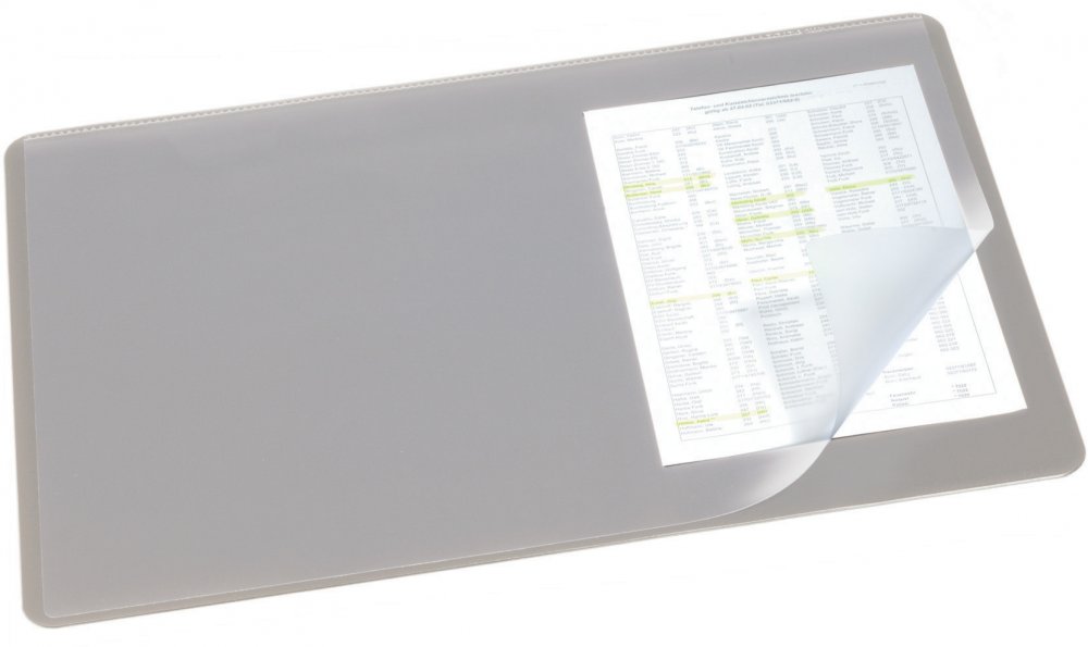 Podkład na biurko Durable, antypoślizgowy, 530x400mm, szary