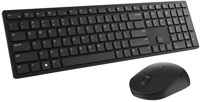 Zestaw bezprzewodowy Dell KM5221W, klawiatura + mysz, czarny
