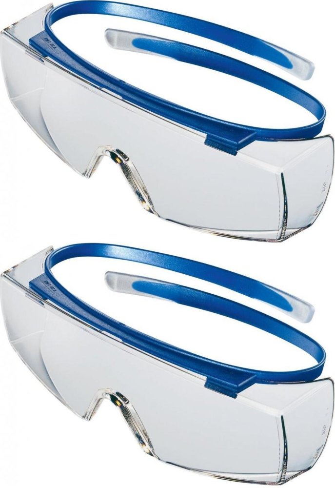 2x Okulary ochronne Uvex Super OTG 9169.065, UV 400, bezbarwny