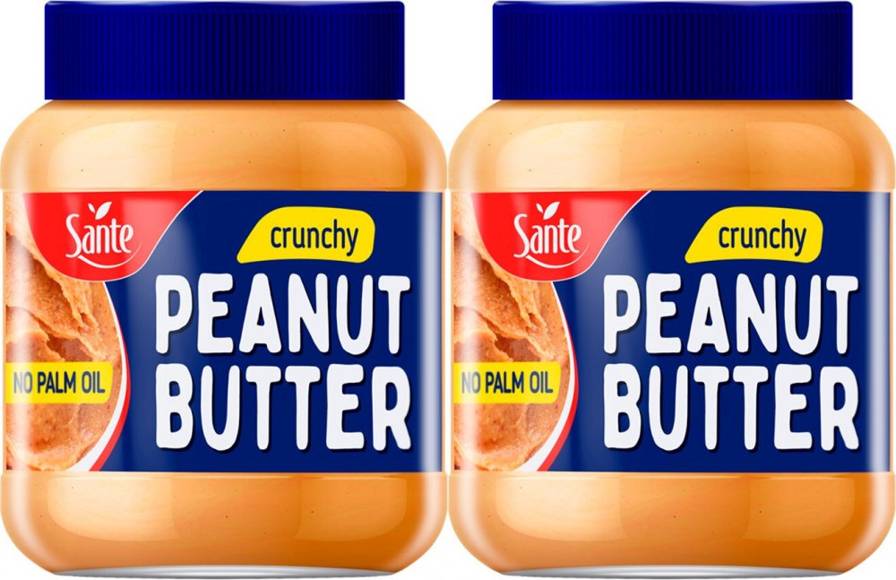 2x Masło orzechowe Sante Peanut Butter Crunchy, 350g