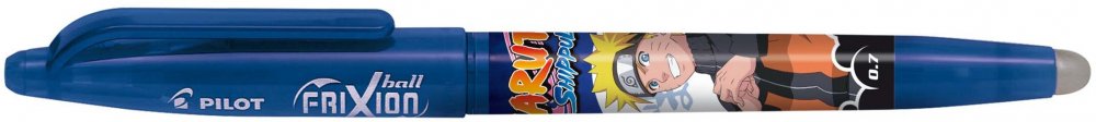 Pióro kulkowe wymazywalne Pilot Frixion Ball Naruto, 0.7mm, niebieski