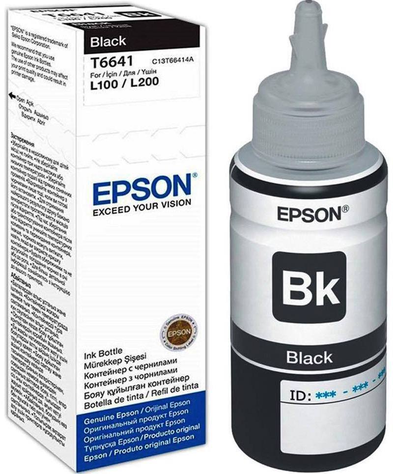 Tusz Epson T6641 (C13T66414A), 4000 stron, black (czarny)