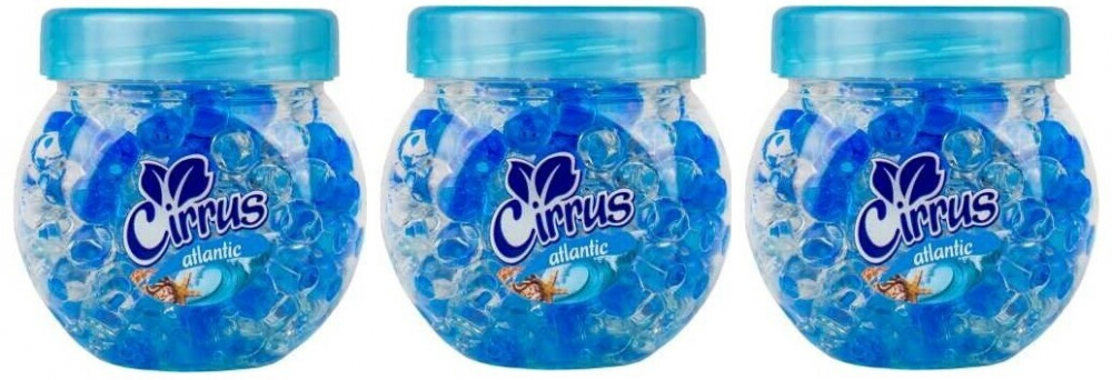 3x odświeżacz powietrza Cirrus kulki, atlantic, żel, 150g