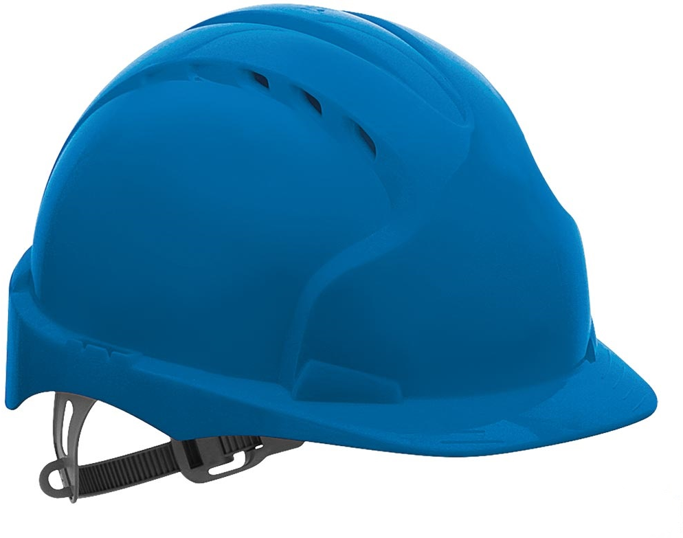 Kask ochronny JSP Evo2, niebieski