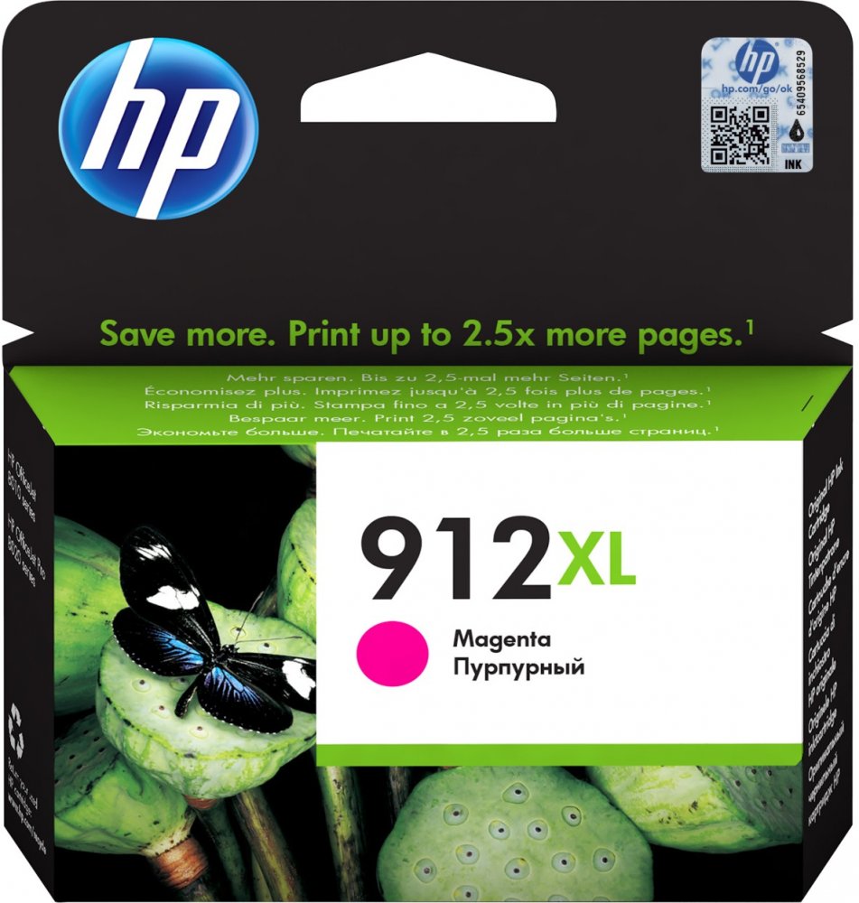Tusz HP 912XL (3YL82AE), 825 stron, magenta (purpurowy)