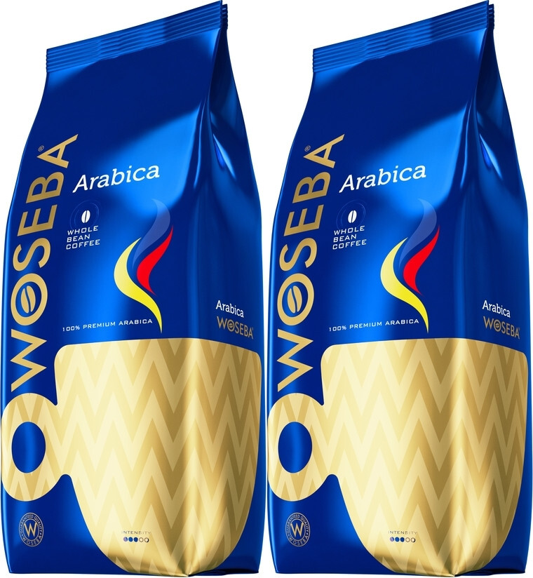 2x Kawa ziarnista Woseba Arabica, 1kg