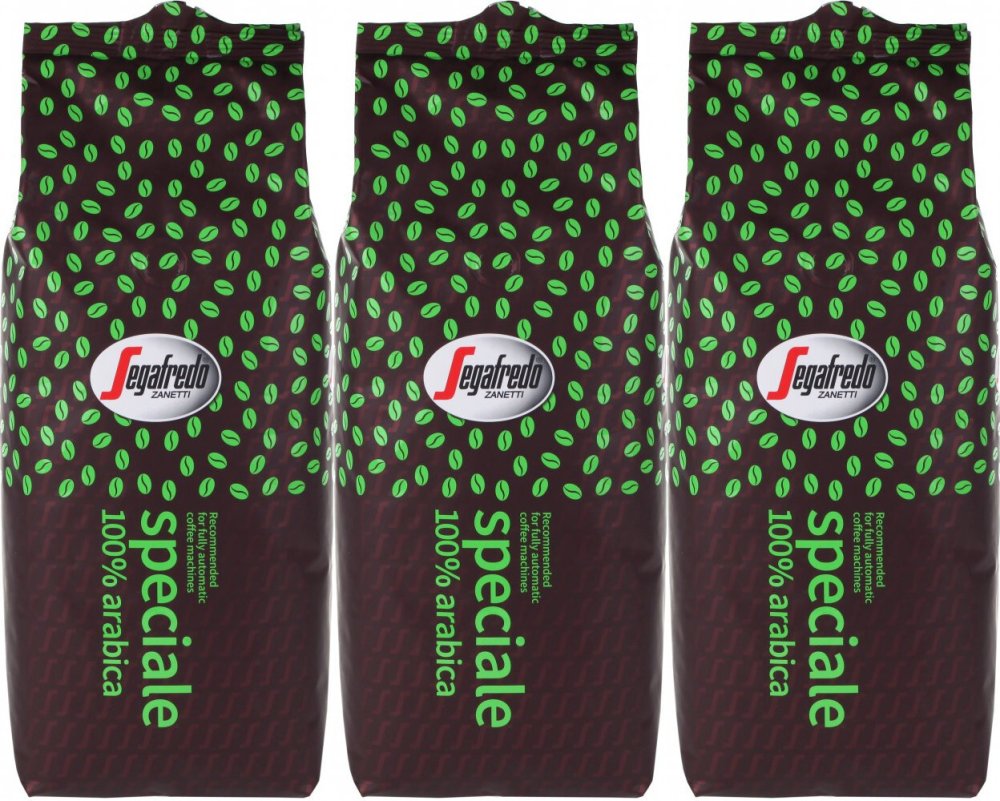 3x Kawa ziarnista Segafredo Speciale Arabica 100%, 1kg