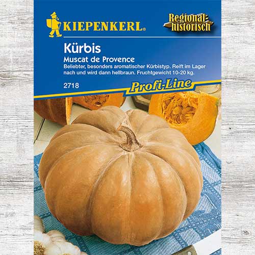 1 pac, Dovleac Muscat de Provence - Semințe: Mod de ambalare: 1 pac