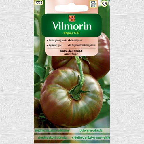1 pac, Roșie Noire de Crimee (Vilmorin) - Semințe: Mod de ambalare: 0.5 g