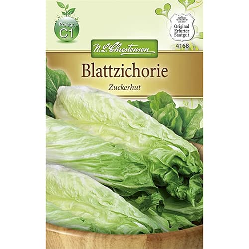 1 pac, Cicoare albă (radicchio) Zuckerhut - Semințe: Mod de ambalare: 1 pac