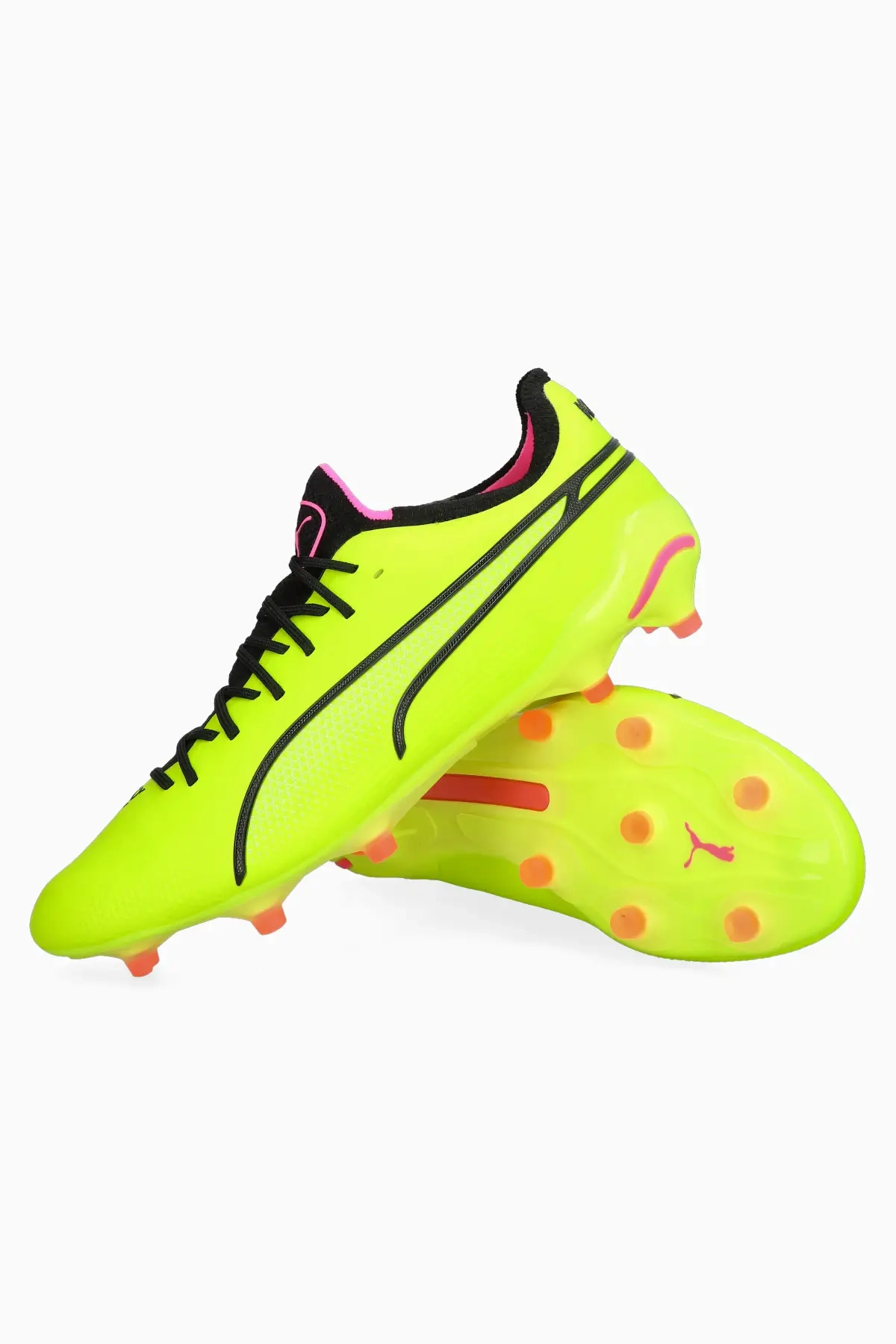 Korki Puma King Ultimate FG/AG - Limonkowy