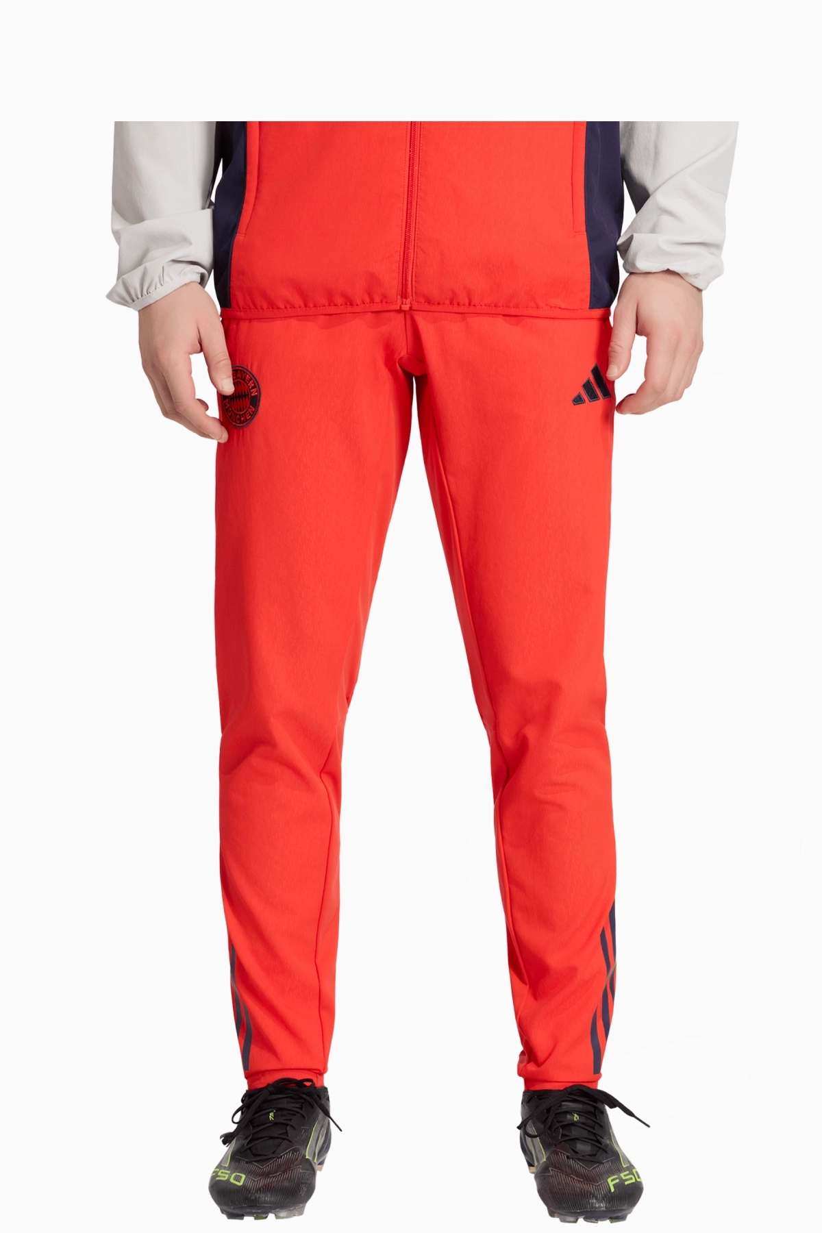Spodnie adidas FC Bayern 25/26 Competition Presentation - Czerwony