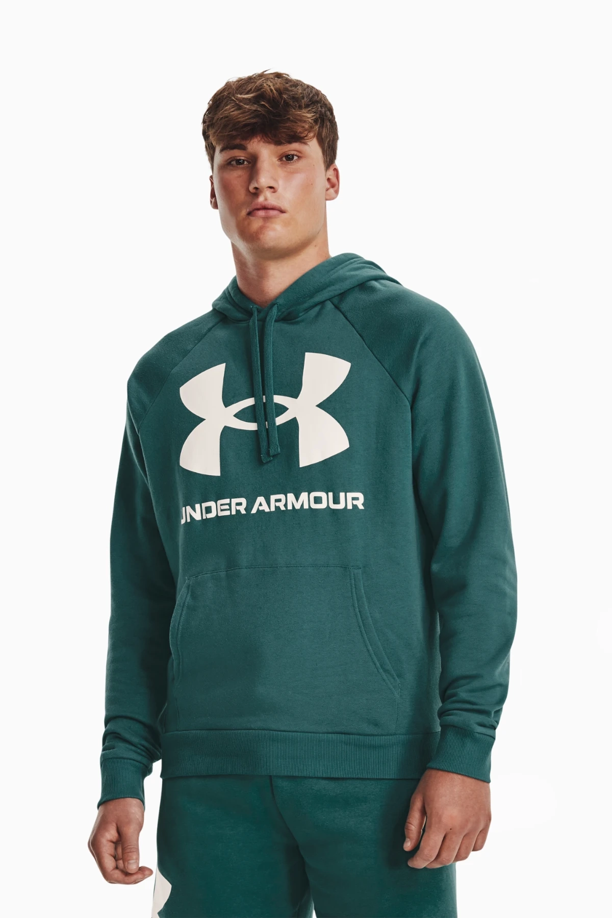 Bluza z kapturem Under Armour Rival Fleece - Zielony