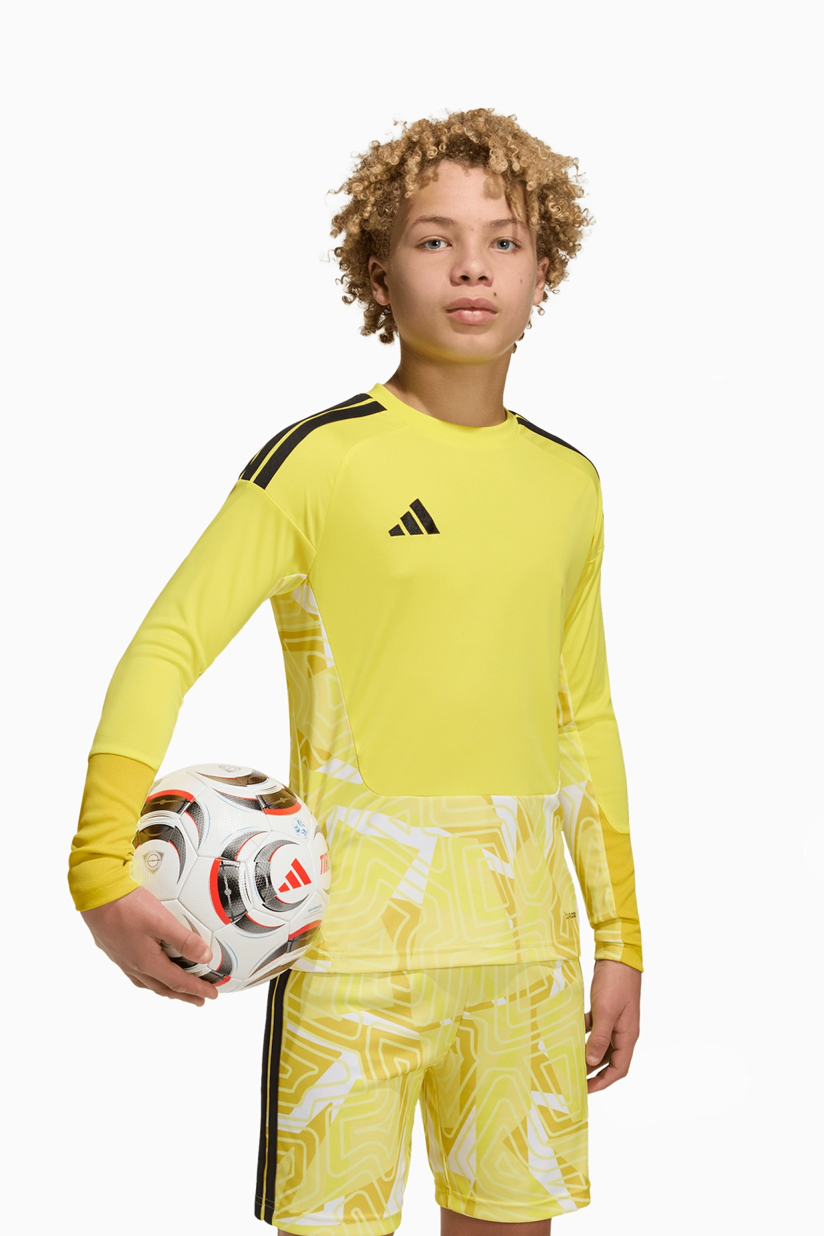 Bluza bramkarska adidas Tiro 26 Competition GK Junior - Żółty