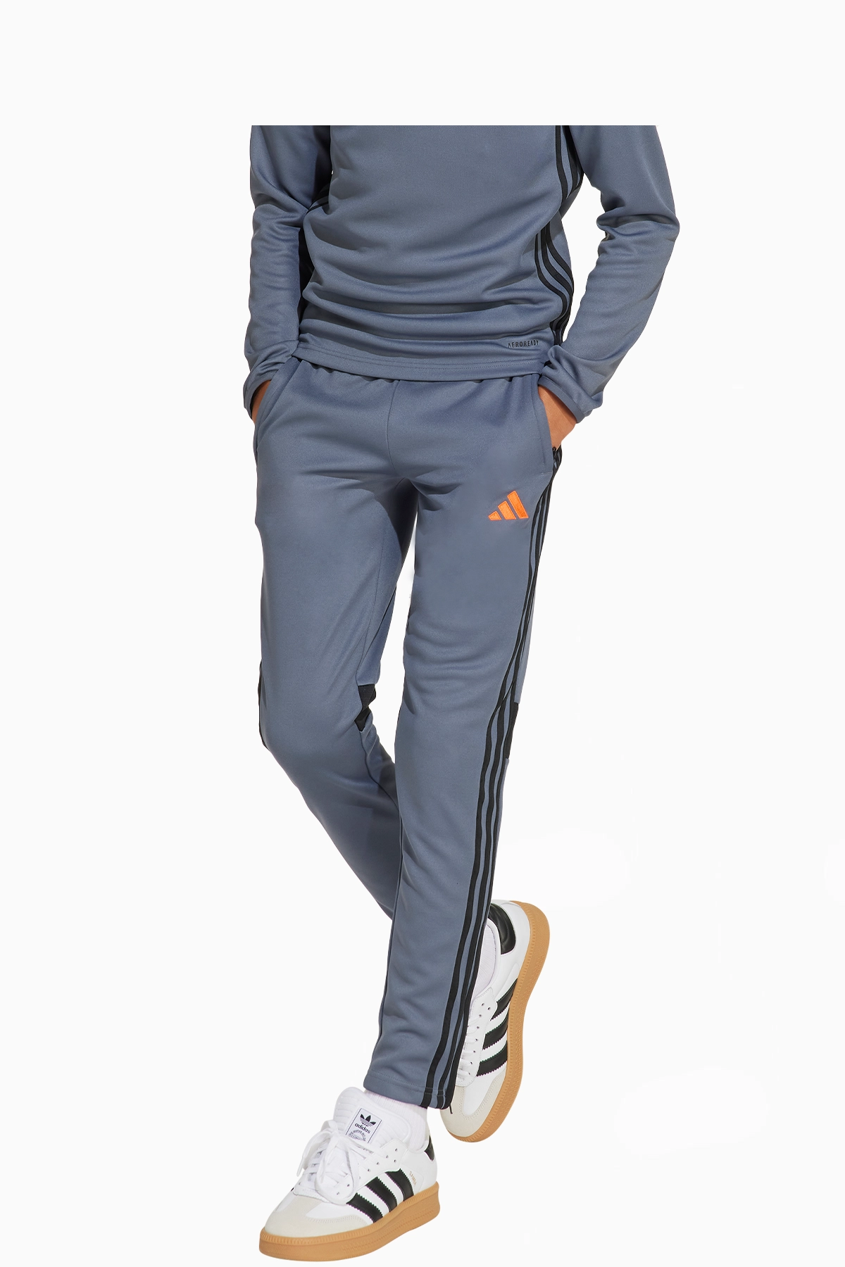Spodnie adidas Tiro 25 Essentials Training Junior - Szary