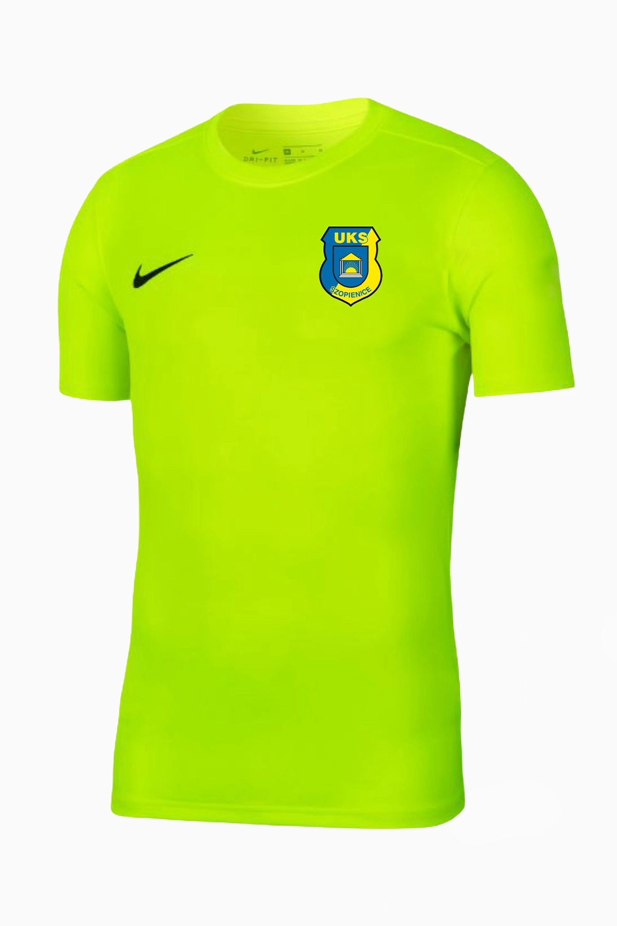 Koszulka Nike UKS Szopienice 25/26 Junior - Limonkowy