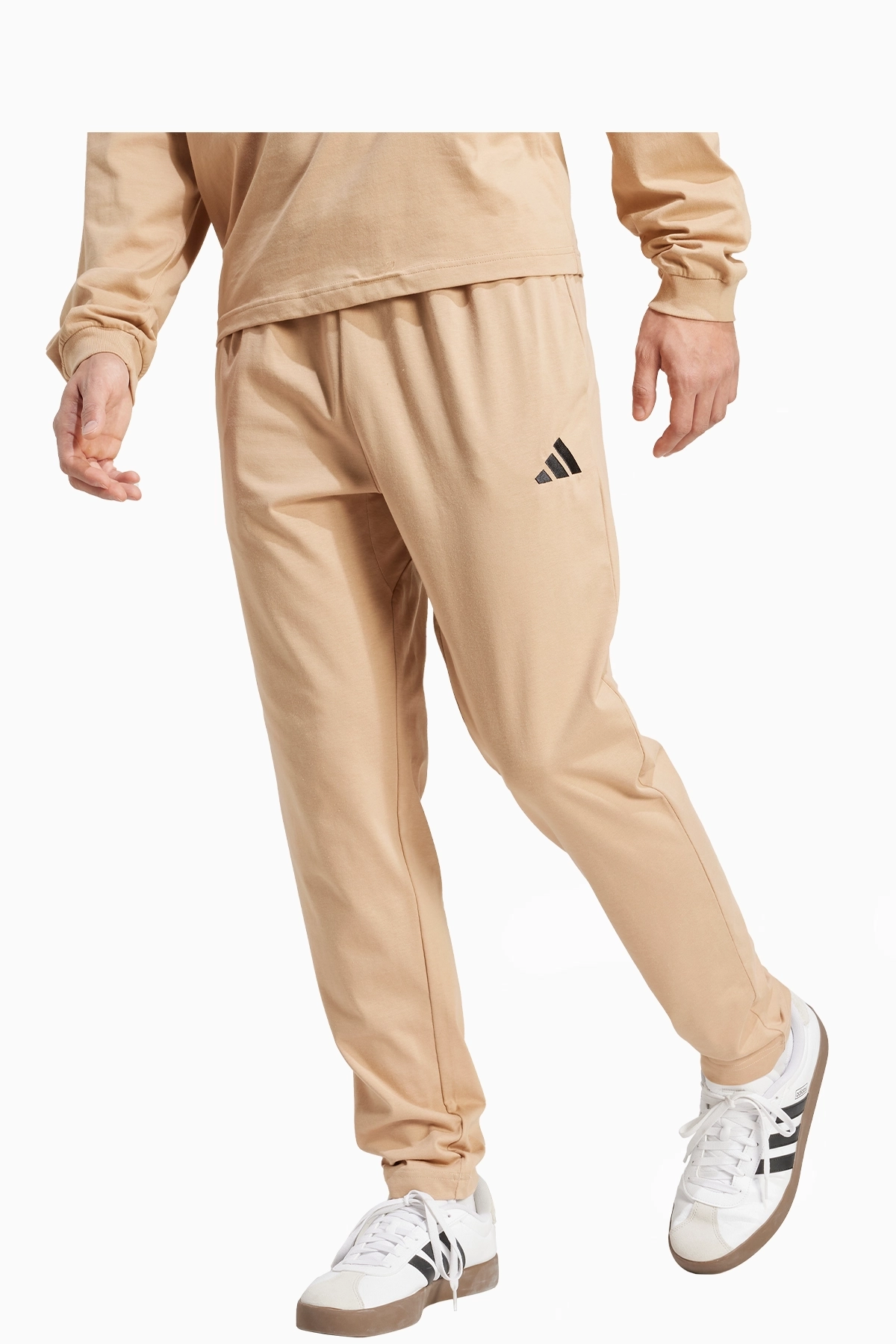 Spodnie adidas Essentials Small Logo - Beżowy