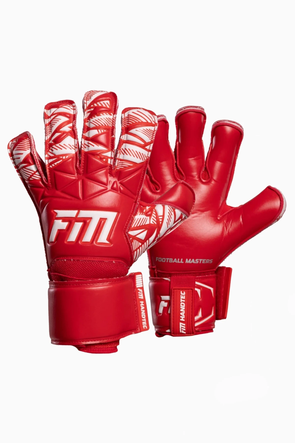 Rękawice Football Masters Invictus X Junior - Czerwony