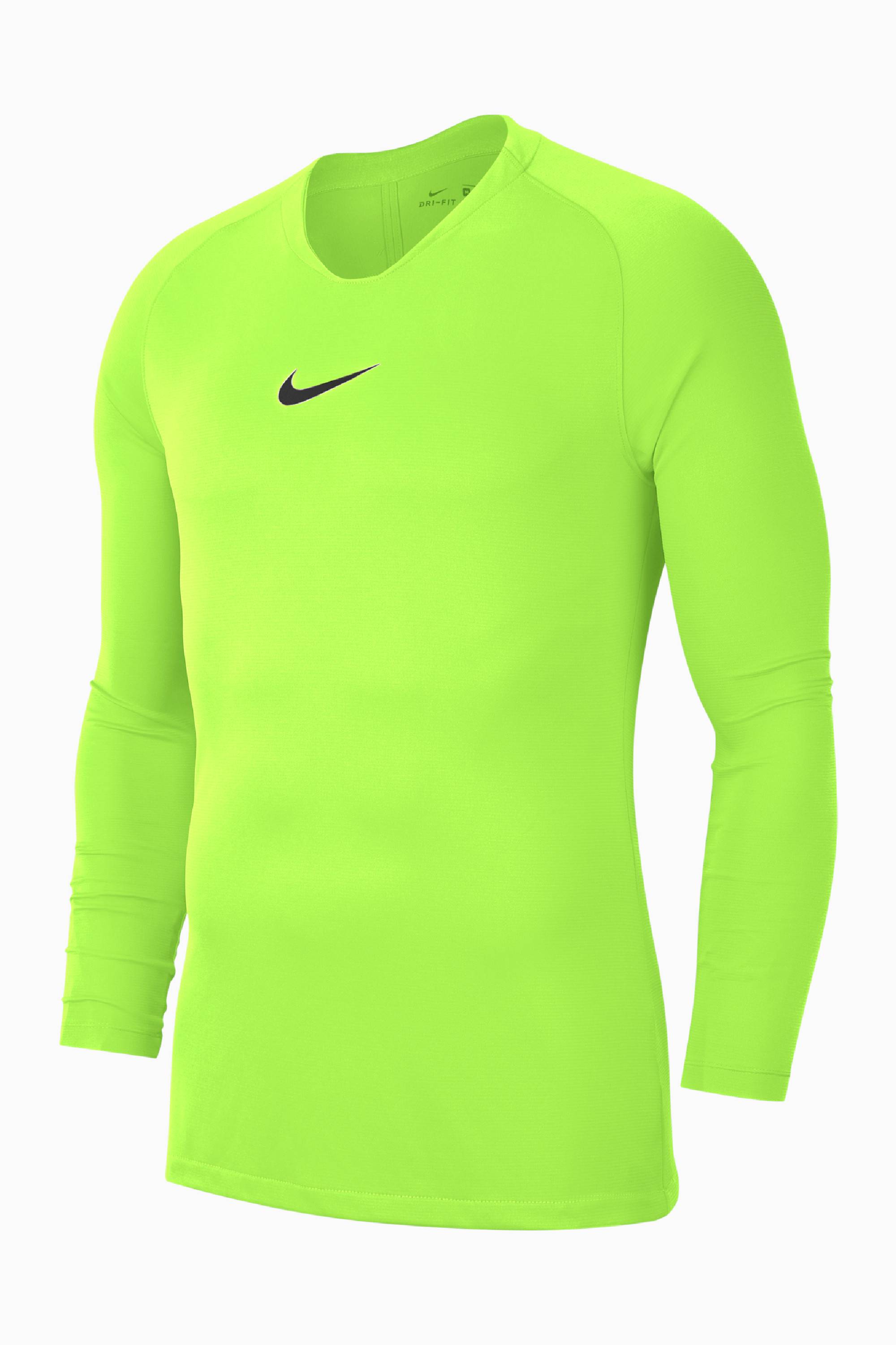 Koszulka Termoaktywna Nike Dry Park First Layer LS - Limonkowy
