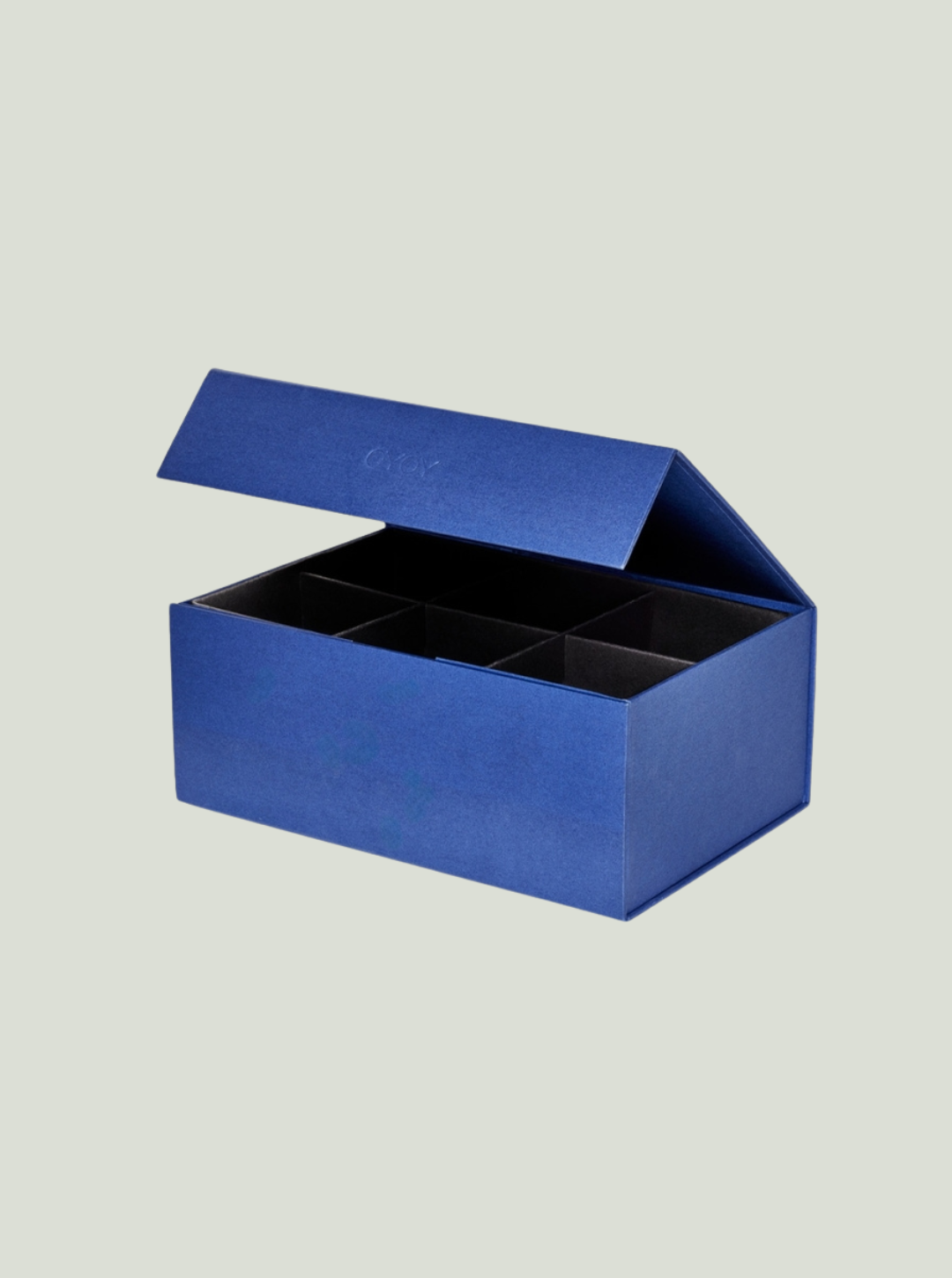 Pudełko do przechowywania biżuterii Hako Optic Blue OYOY Living