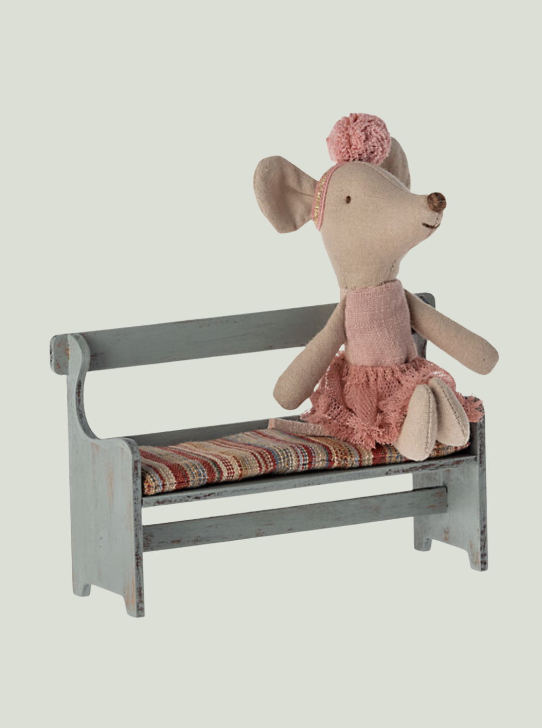 MAILEG Akcesoria dla lalek - Bench, Mouse