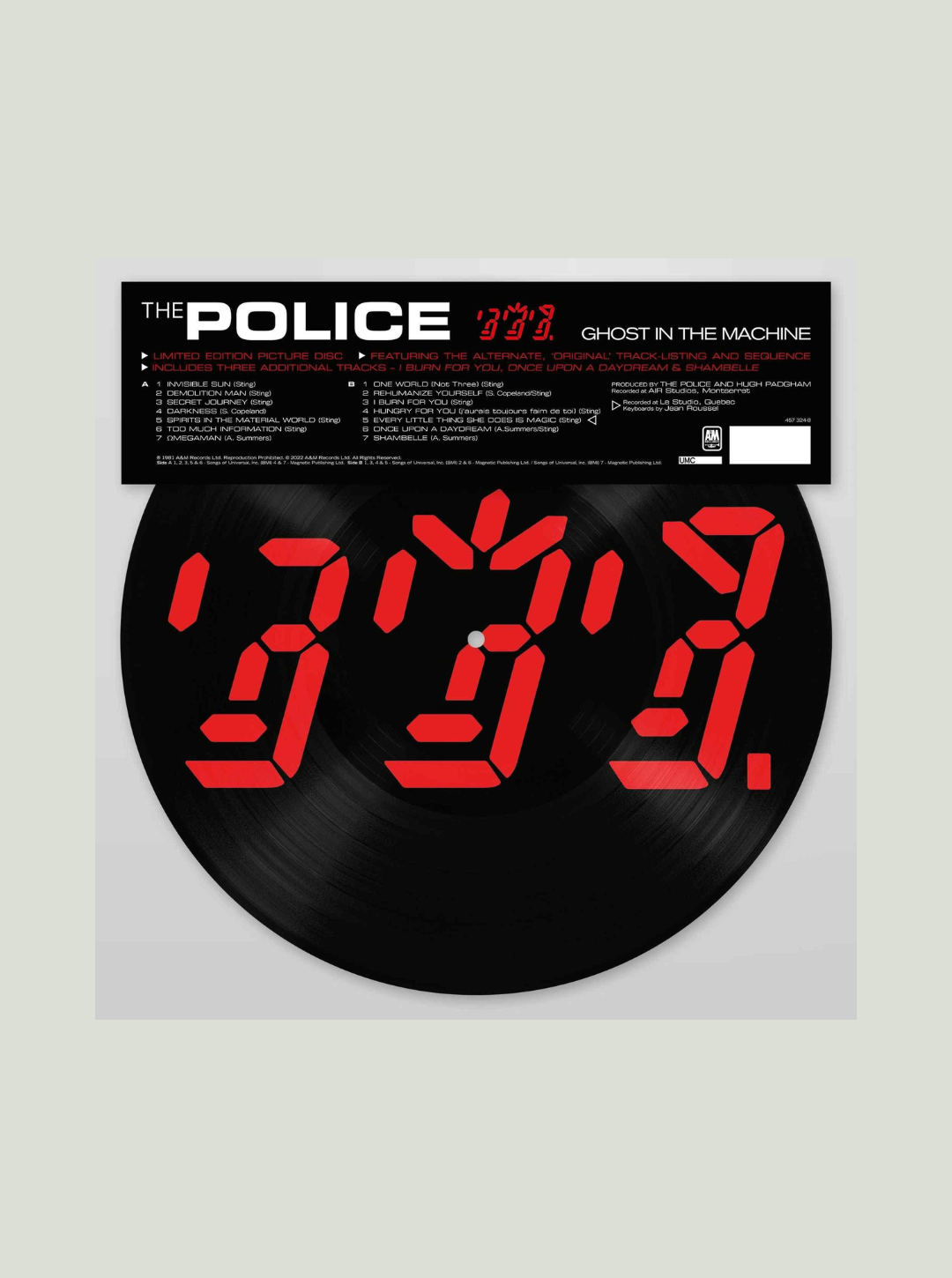 Płyta winylowa The Police - Ghost In The Machine (Alternate Sequence) (Limited Edition) (Picture Disc)