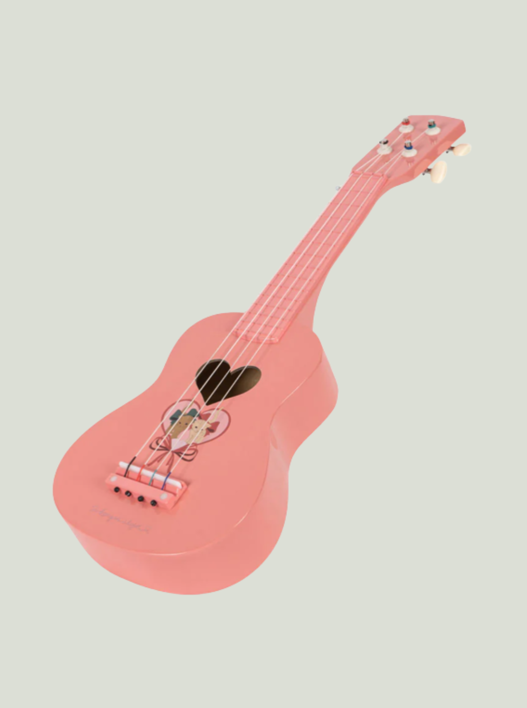 DREWNIANE UKULELE BOW KITTY FSC Konges Sløjd