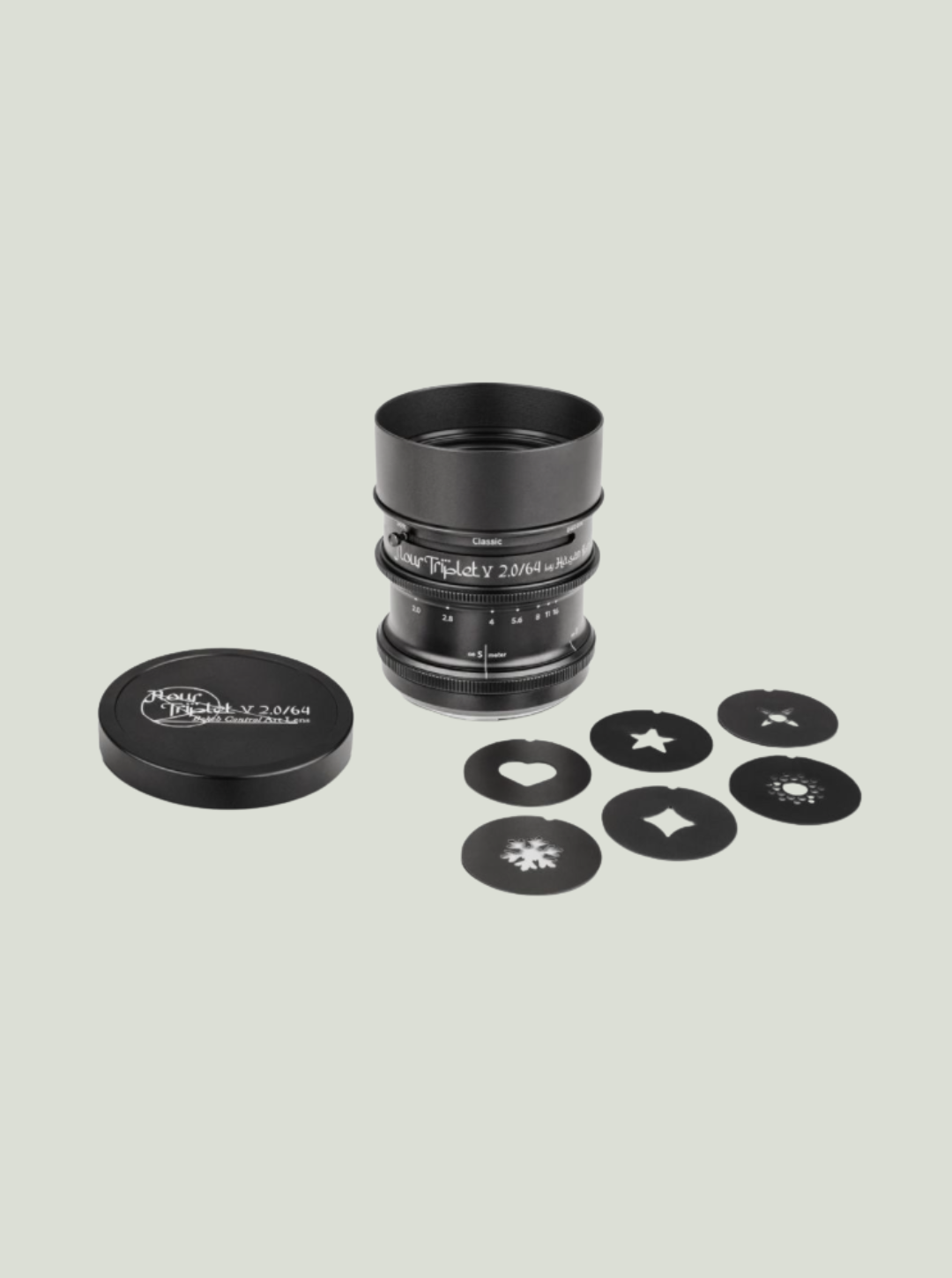 Obiektyw Nour triplet V 2.0/64 Bokeh Control Art Lens Black Aluminium, Sony E Mount Lomography