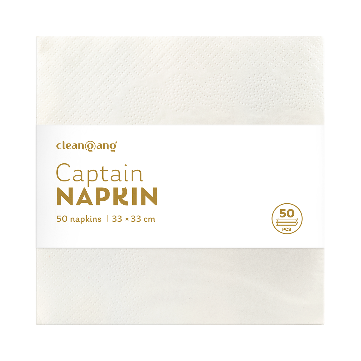 serwetki 3-warstwowe, białe, 50 szt.