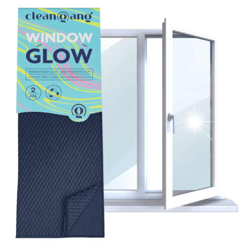 ściereczki z mikrofibry do polerowania okien, 2 szt.