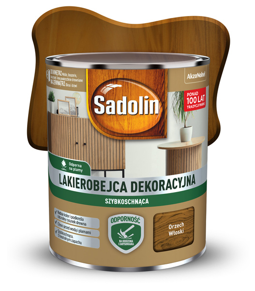 Lakierobejca dekoracyjna Orzech włoski 0,7L Sadolin