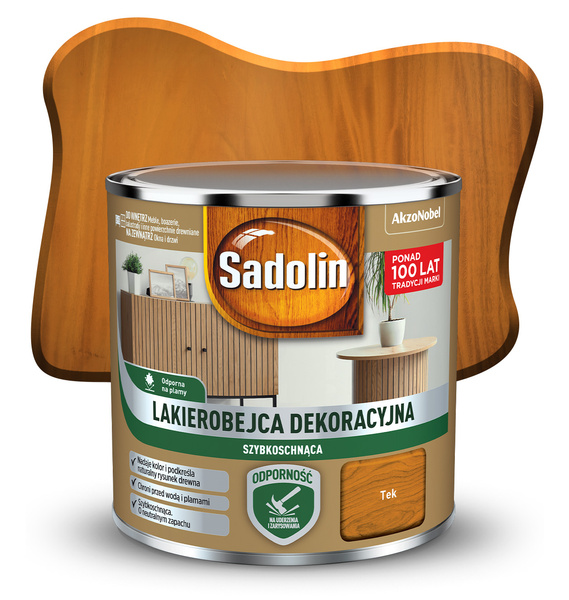 Lakierobejca dekoracyjna Tek 0,2L Sadolin