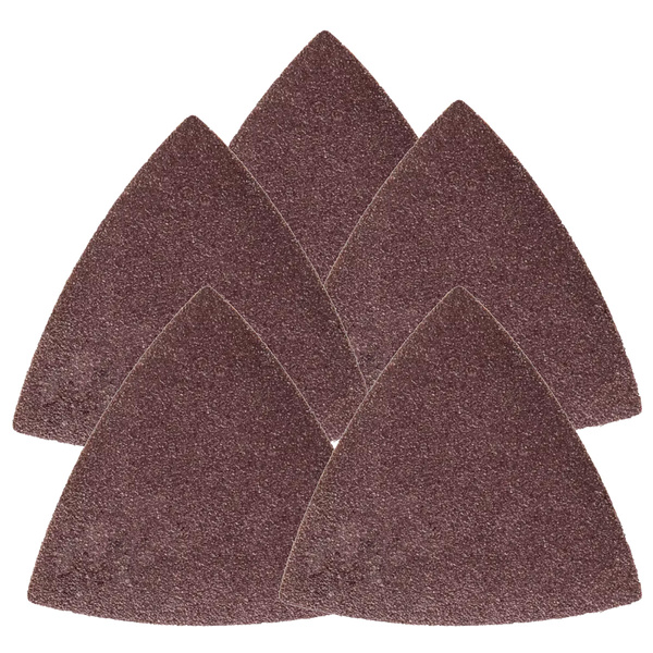 Papier ścierny Delta 90x90x90mm / Gradacja 80 / 5sztuk Dedra