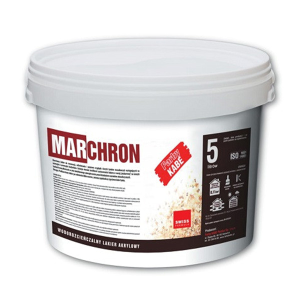 Lakier akrylowy Marchron do tynków Bezbarwny 5L