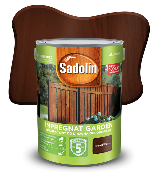 Sadolin Garden 5L Impregnat do drewna Orzech