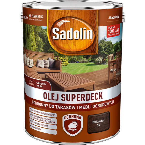 Olej do drewna Superdeck Palisander 5L Sadolin