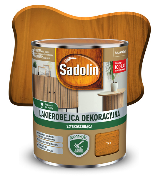 Lakierobejca dekoracyjna Tek 0,7L Sadolin