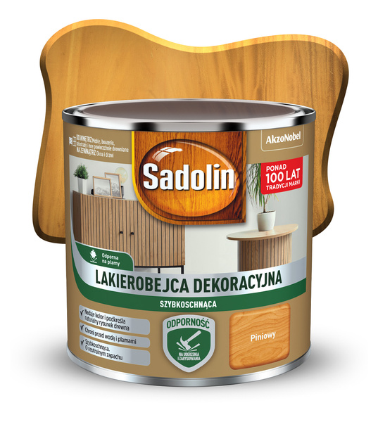 Lakierobejca dekoracyjna Piniowy 0,2L Sadolin