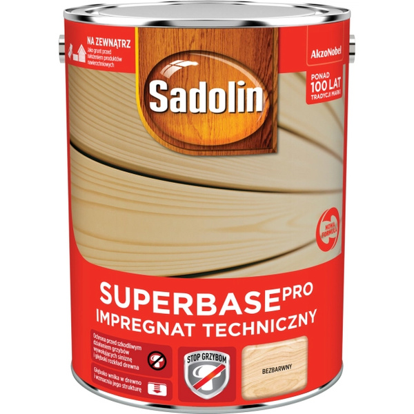 Impregnat techniczny Superbase Pro Bezbarwny 5L Sadolin