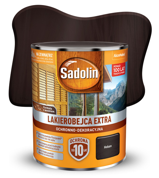 Lakierobejca Extra Heban 0,75L Sadolin