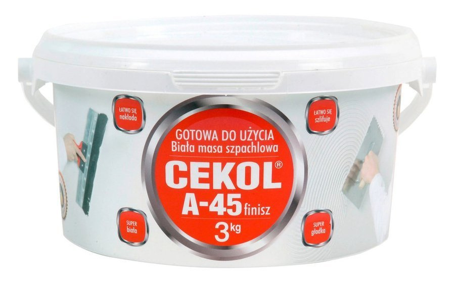 Cekol A-45 finisz gładź szpachlowa (3kg)