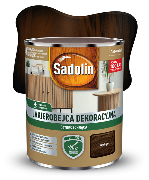 Lakierobejca dekoracyjna Wenge 0,7L Sadolin