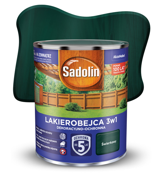 Sadolin Lakiero-bejca 3w1 Świerkowy 0,7 L
