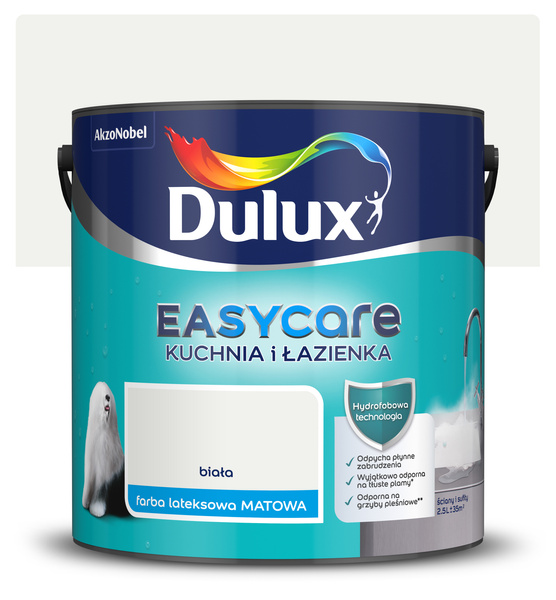 Dulux Easycare Kuchnia i Łazienka 2,5L Biała