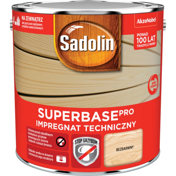 Impregnat techniczny Superbase Pro Bezbarwny 2,5L Sadolin