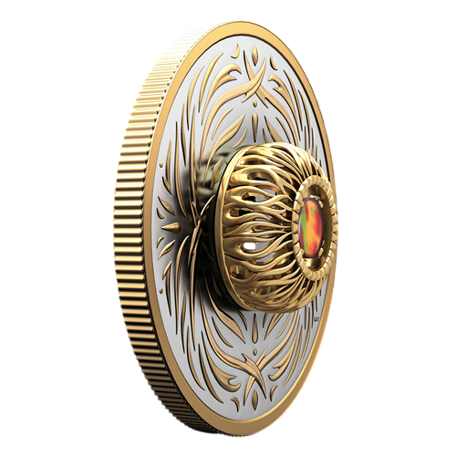 Srebrna moneta Elementy Natury: Ogień - Tańczący Ammolit 2026 - wysyłka 24 h! - Mennica Skarbowa